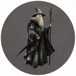 Essbares Papier Herr der Ringe Gandalf 19,5 cm