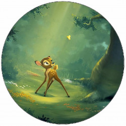 Essbares Papier Bambi im Wald 19,5 cm