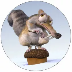 essbares Papier Ice Age Eichhörnchen 19,5 cm