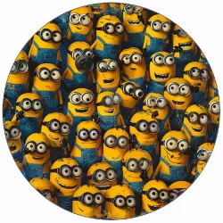 Essbares Papier Minions gesamtes Team 19,5 cm