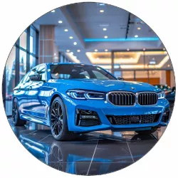 Essbares Papier BMW blau 19,5 cm