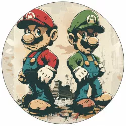 Essbares Papier Super Mario 19,5 cm