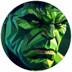 Essbares Papier Hulk von nahe 19,5 cm