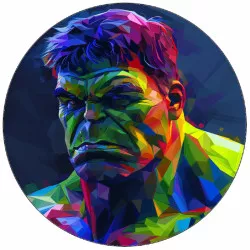 Essbares Papier Hulk bunte Animation 19,5 cm