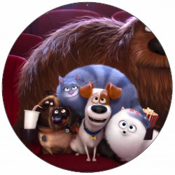 essbares Papier Geheimnis des Haustierlebens Freunde 19,5 cm