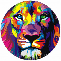 Essbares Papier bunte Animation links 19,5 cm