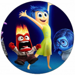 Essbares Papier In Kopf Gefühle 19,5 cm