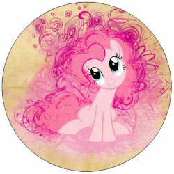 Essbares Papier Pony My Little Pony rosa Pony 19,5 cm