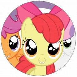 Essbares Papier My little pony Apple Bloom 19,5 cm