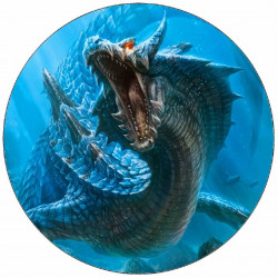 essbares Papier Wasserdrache 19,5 cm