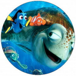 Essbares Papier von Dory, Nemo und Bourák 19,5 cm