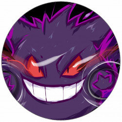 Essbares Papier Pokémon Gengar 19,5 cm
