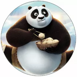 Essbares Papier Kung-Fu-Panda 19,5 cm
