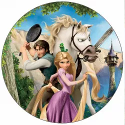 Essbares Papier Locika, Evžen und Maximus 19,5 cm