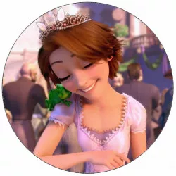 Essbares Papier am Haarstrang von Luko und Pascal 19,5 cm