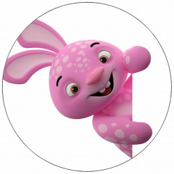 essbares Papier süßes Kaninchen 19,5 cm