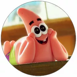 Essbares Papier Spongebob Patrick 19,5 cm