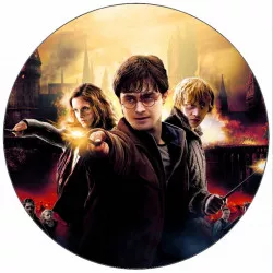 Essbares Papier Harry Potter, Hermine und Ron 19,5 cm