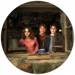 essbare Papier Harry Potter, Hermine und Ron im Fenster 19,5 cm