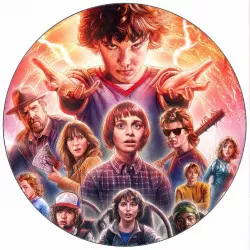 Essbares Papier Stranger Thinks Team 19,5 cm