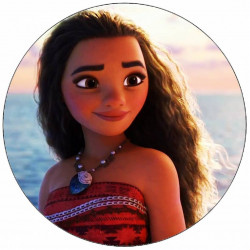 Essbares Papier Mutige Vaiana 19,5 cm