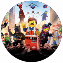 Essbarer Lego-Papier Helden 19,5 cm