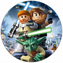 Essbares Papier Lego Star Wars 19,5 cm