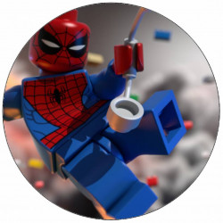 Essbares Papier Lego Spider-Man 19,5 cm
