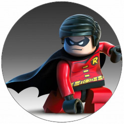 essbares Lego-Papier Robin 19,5 cm