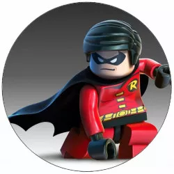 essbares Lego-Papier Robin 19,5 cm