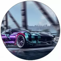 Essbares Papier „Need for Speed Corvette“, 19,5 cm