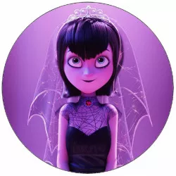 Essbares Papier Hotel Transylvania Mavis als Braut 19,5 cm