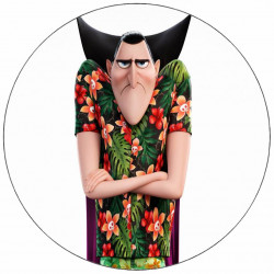 Essbares Papier Hotel Transylvania Drakula im Sommerhemd 19,5 cm