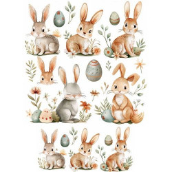 Essbares Papier zum Ausschneiden von Osterhasen