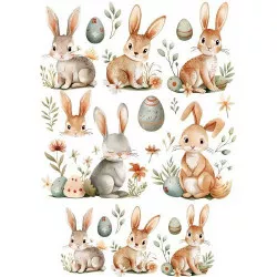 Essbares Papier zum Ausstanzen Osterhäschen