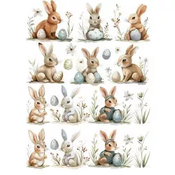 Essbares Papier zum Ausstanzen Ostern Hasen