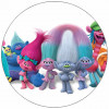 Essbares Papier Troll-Familie 19,5 cm