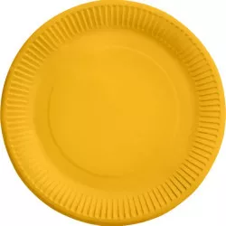 Papierbecherhalter 23 cm 8 Stück Leuchtend Gelb