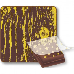 Bombasei Transferfolie Holz 36,5 × 25 cm