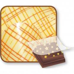 Bombasei-Übertragungsfolie Raster 36,5 x 25 cm