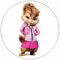 Essbares Papier Alvin und die Chipmunks Brittany 19,5 cm