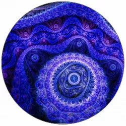 Essbares Papier „Geometrisches Mandala“, Ø 19,5 cm