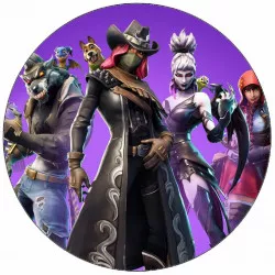 Essbares Papier Fortnite Helden 19,5 cm