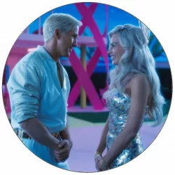 Essbares Papier Barbie und Ken 19,5 cm