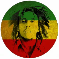 Essbares Papier Bob Marley Flagge 19,5 cm