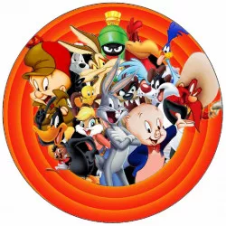 Essbares Papier Looney Tunes Figuren 19,5 cm