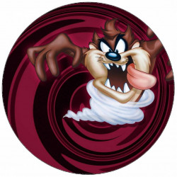 Essbares Papier Looney Tunes Tasmanischer Teufel in Bewegung 19,5 cm