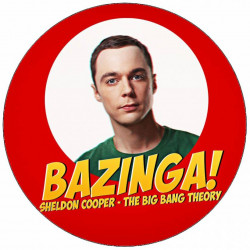 ESSbarer Papier Die Big Bang Theory - Theorien des großen Knalls Sheldon 19,5 cm