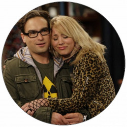 Essbares Papier The Big Bang Theory - The Big Bang Theory Leo und Penny 19,5 cm