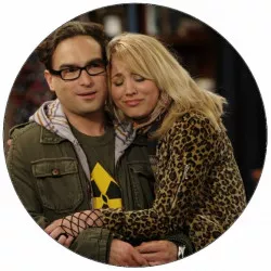 Essbares Papier The Big Bang Theory - The Big Bang Theory Leo und Penny 19,5 cm